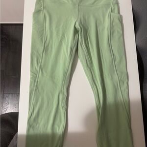 lululemon athletica Light Green Leggings